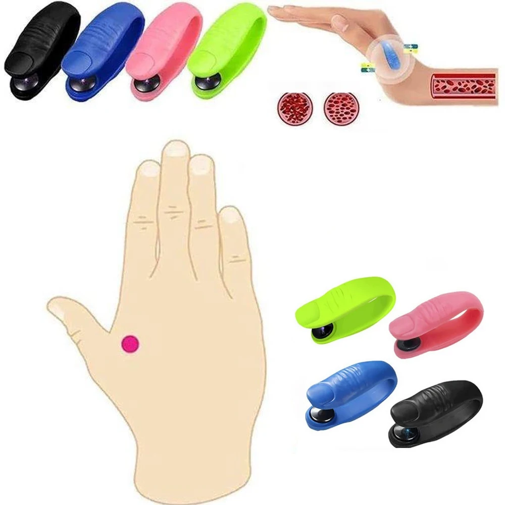 

Портативный мини-магнитный массажер для акупунктурных точек суставов пальцев, зажим для переноса, точечный массажер для снятия головной боли, кровообращение