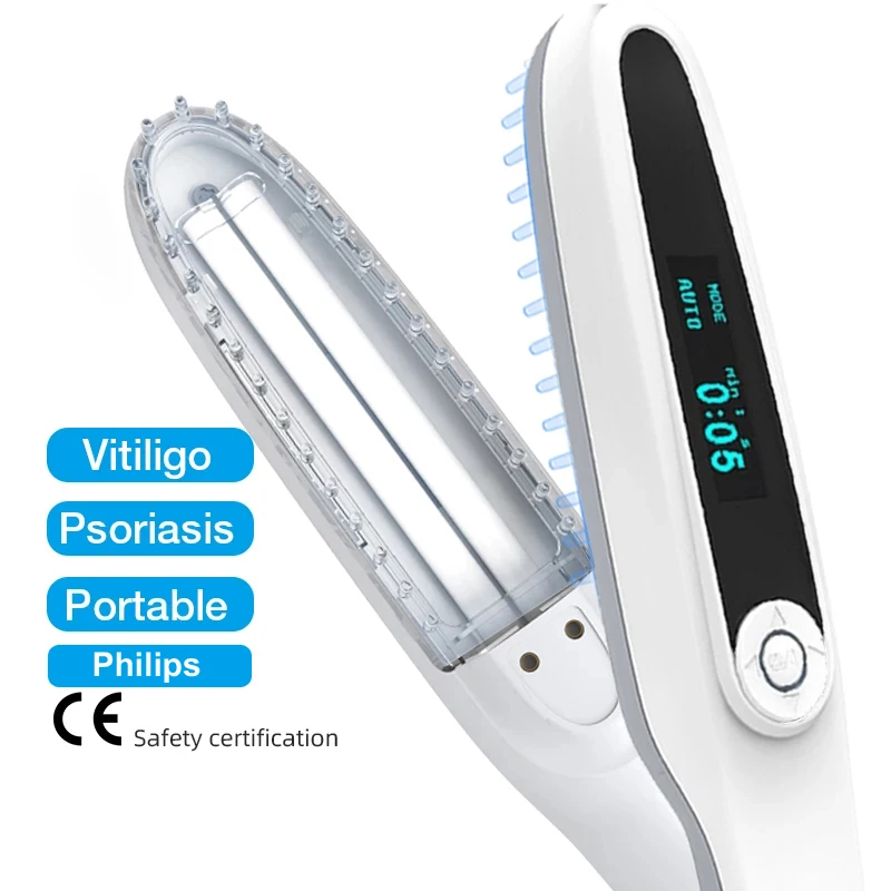 

311nm Narrow Band Ultraviolet UVB Lamps Household UVB Phototherapy Ultraviolet For Therapy Vitiligo Psoriasis SkinTreatment Lamp