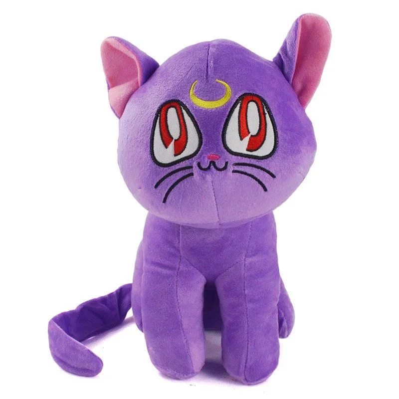 About 28Cm Sailor Moon Luna Artemis Diana Attribute Soft Plush Stuffed Doll Sofa Cushion Bedside Ornament Hug Pillow Girl Gift