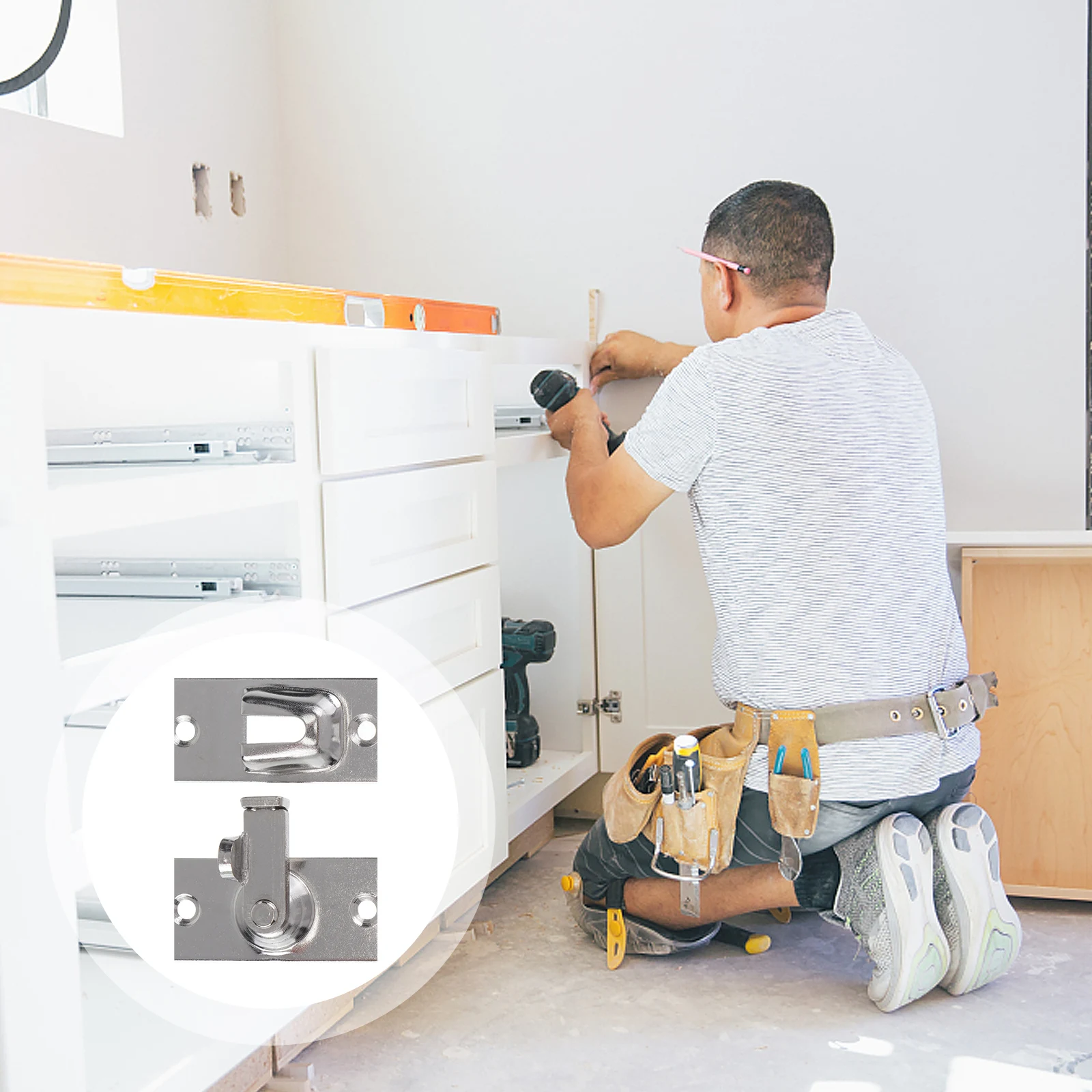 

Дверная защелка из нержавеющей стали, 90-градусный защитный болт, правый, для использования на открытом воздухе, в помещении, простая установка, прочный безопасный крепеж