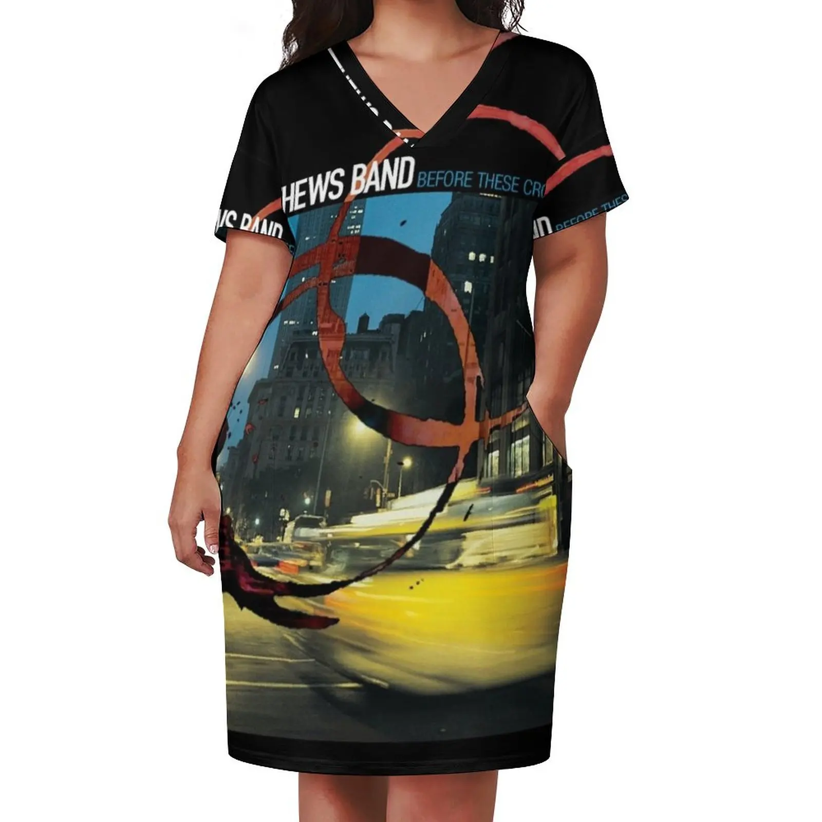 Dave Matthews Band before these crowded streets Loose Pocket Dress elegant women's sets Woman clothing