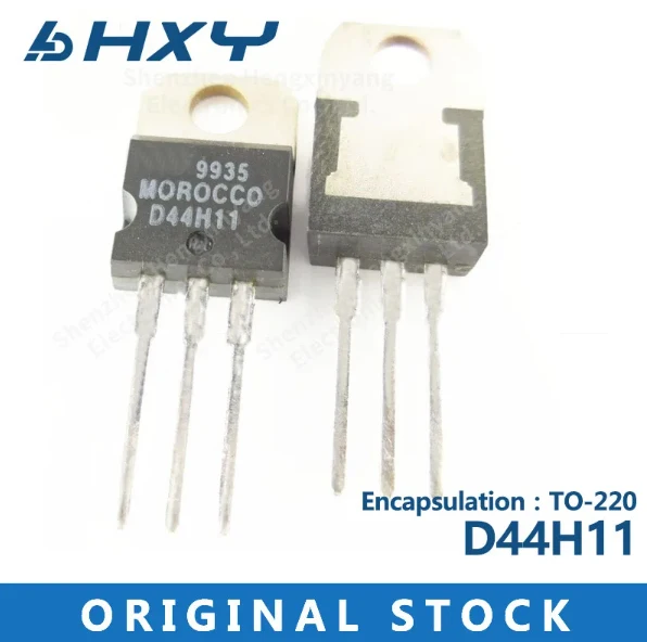 10PCS    D44H11 D44H11 TO220 in-line power transistor