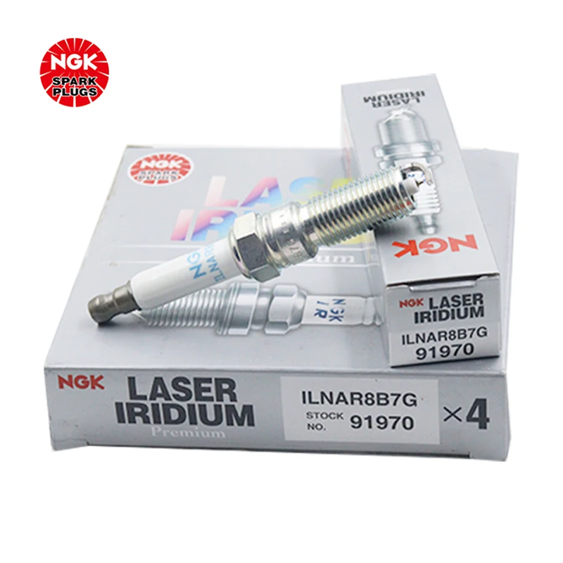 NGK Iridium Platinum Spark plug ILNAR8B7G 91970 is suitable for the Envision Lols Roewe i6RX5(4PCS)