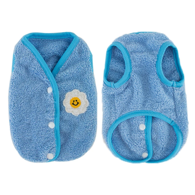 Soft Fleece Pet Dogs Clothes for Small Medium Dogs Winter Warm Puppy Cat Vest Chihuahua Jacket Teddy Yorkie Shih Tzu Waistcoat