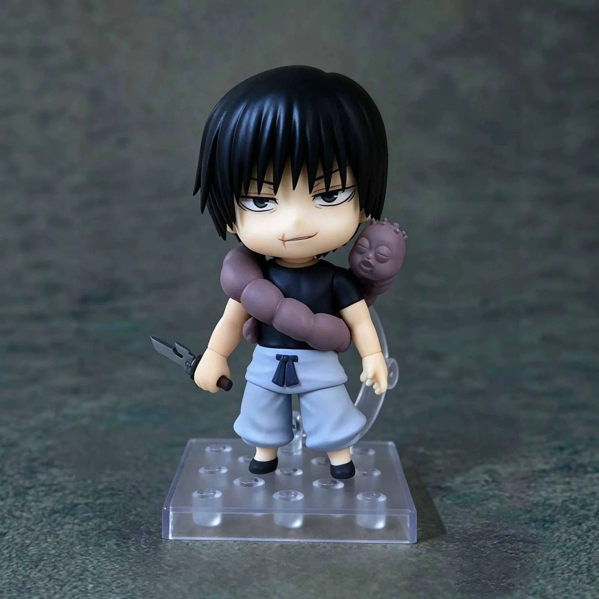 

10cm Anime Jujutsu Kaisen Fushiguro Toji Q Version Joint movable Action Figure PVC Model Statue Toys Desk Decor Collectible Gift