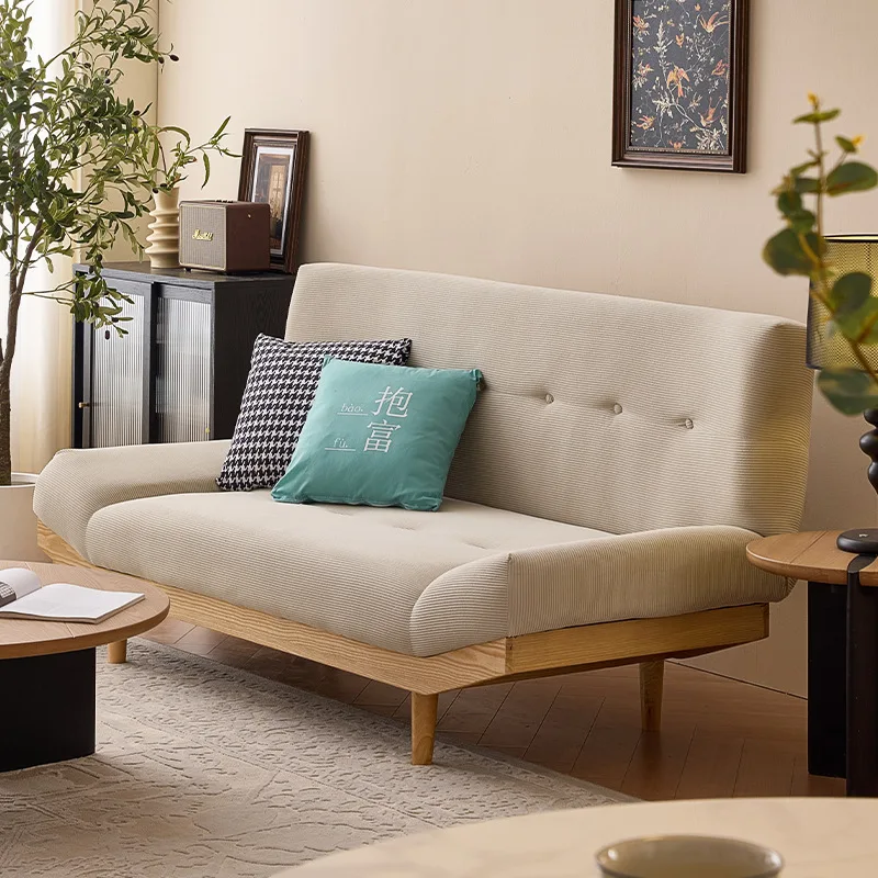 

Небольшая квартира, гостиная, массив дерева, облачная ткань, диван-кровать, односпальный, двухместный, складной, для трех человек, встроенный диван-кровать