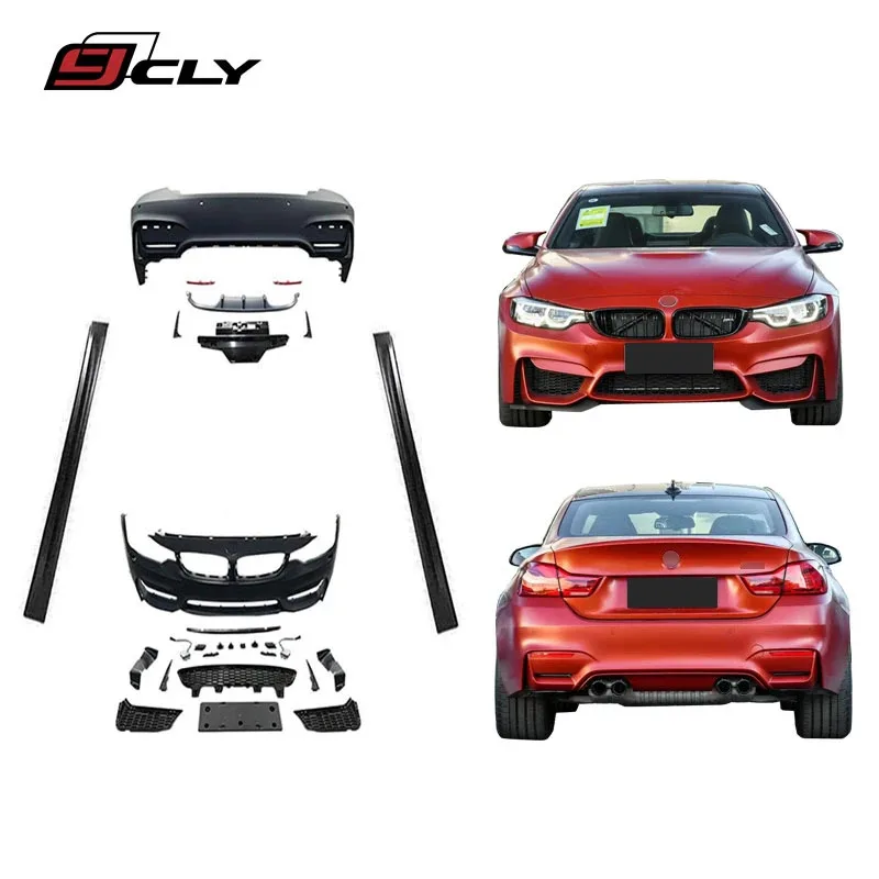 

Limited time !Car Bumper for 4-series F32/F33/F36 Upgrade M4 Body Kit Front Bumper Rear Bumper Side Skirt 2013-2019