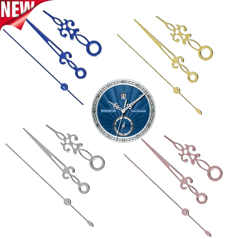 1-2Pcs Snowflake Hands Silver/Black/Rose Gold/Gold Watches Pointers for Japanese NH35/NH36/4R/7S Movement Watches Pointers