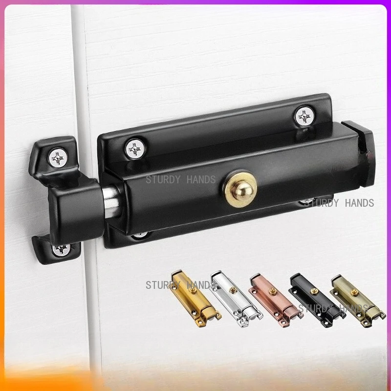 

Пружинный замок из нержавеющей стали, старомодная деревянная дверь, простая дверная защелка, пряжка для ванной комнаты