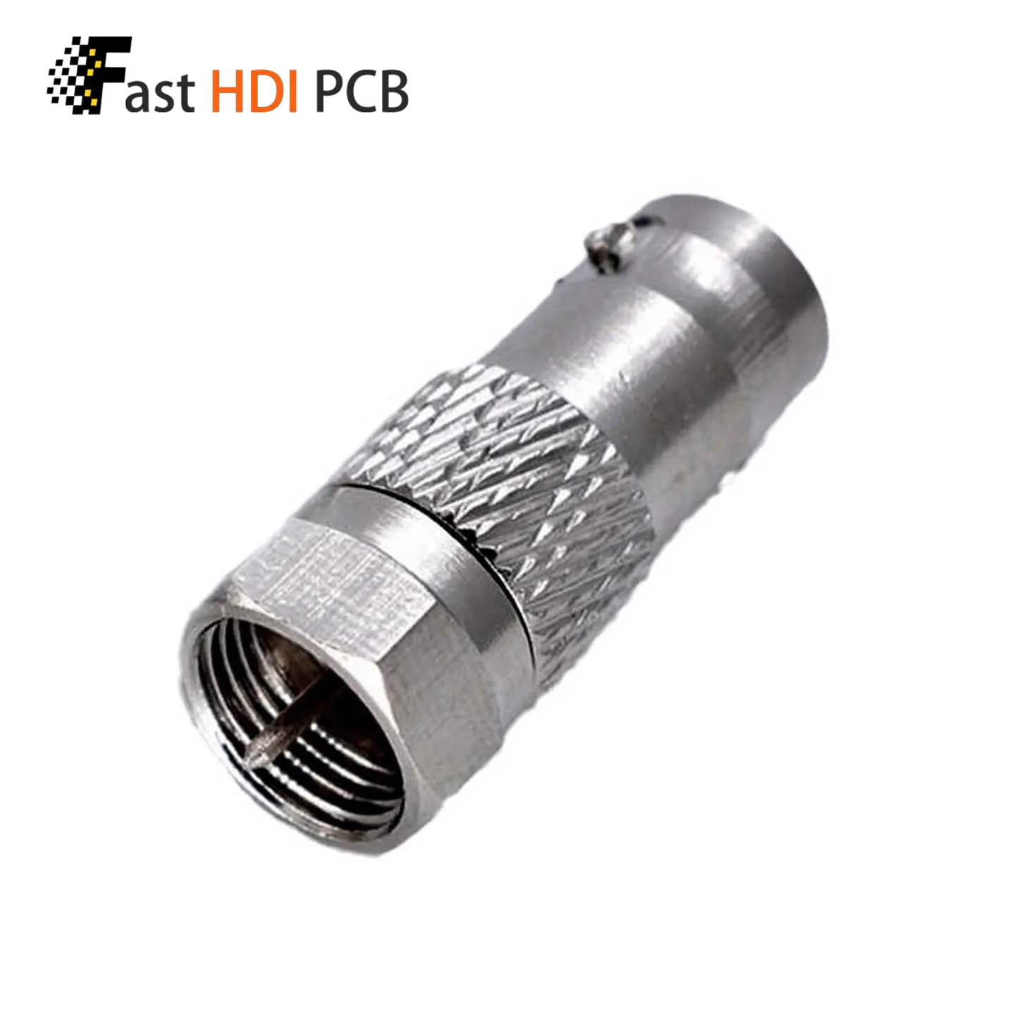 BNC Female to F Male Adapter 50 Ohm RF Coaxial Connector for Cable TV Set Top Box Antenna Satellite Receiver CCTV Surveillance