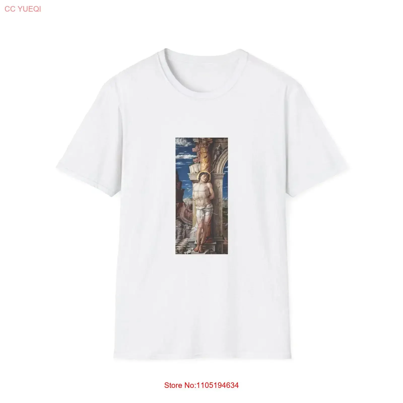 Camiseta de San Sebastian Andrea Mantegna ArT, pintura renacentista, obra de arte clásica, ropa estética, amante, vintage lavado