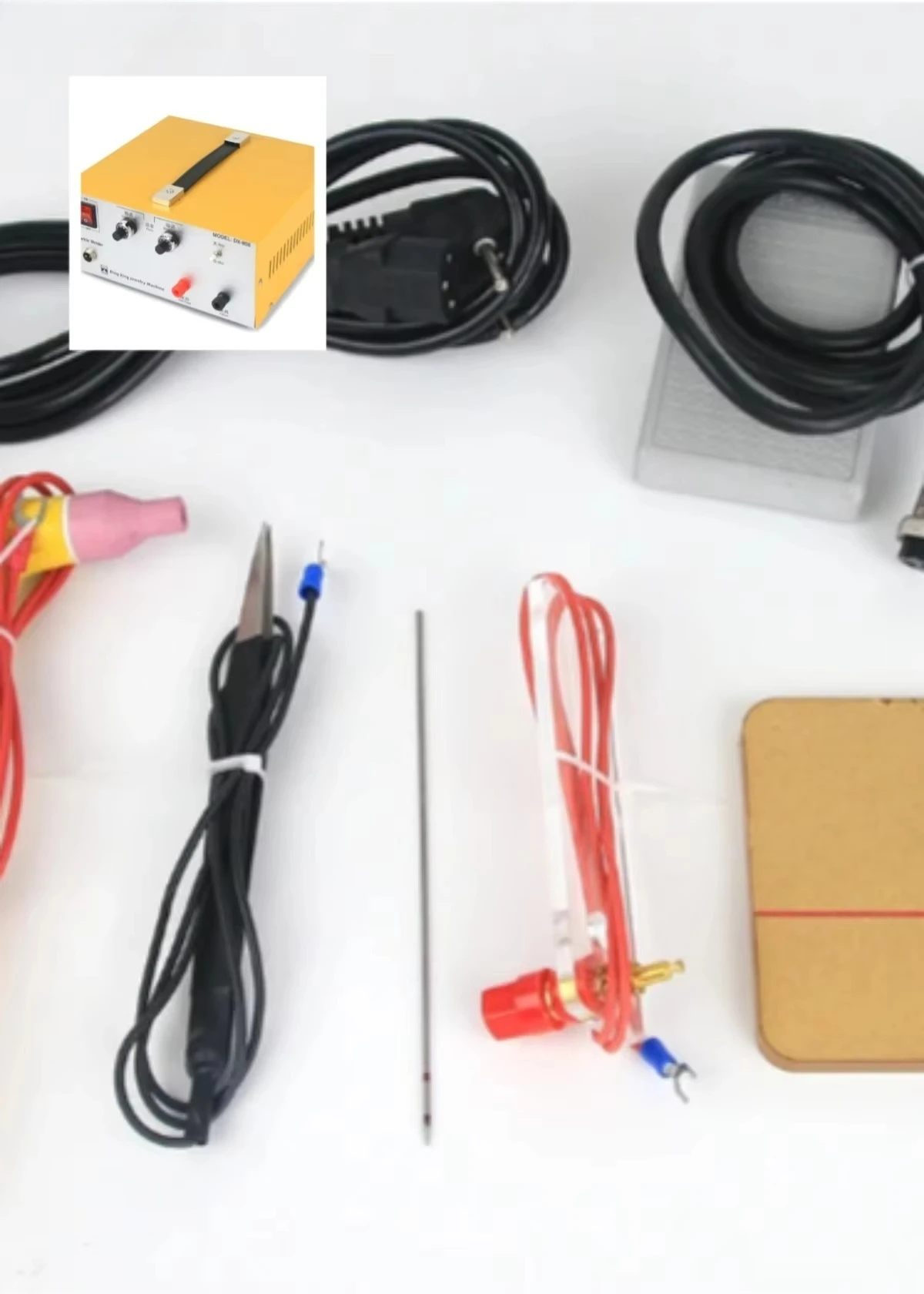 Handheld Pulse Spot Welding Machine DX-80A, 110V 220V Dual Voltage Spot Welder for Jewelry Processing