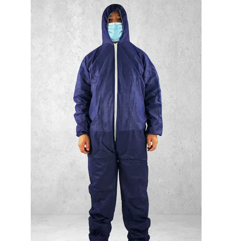 

Disposable Non-woven Fabric Protective Breathable Dustproof Safety Clothing Sparying Painting Overall Suit