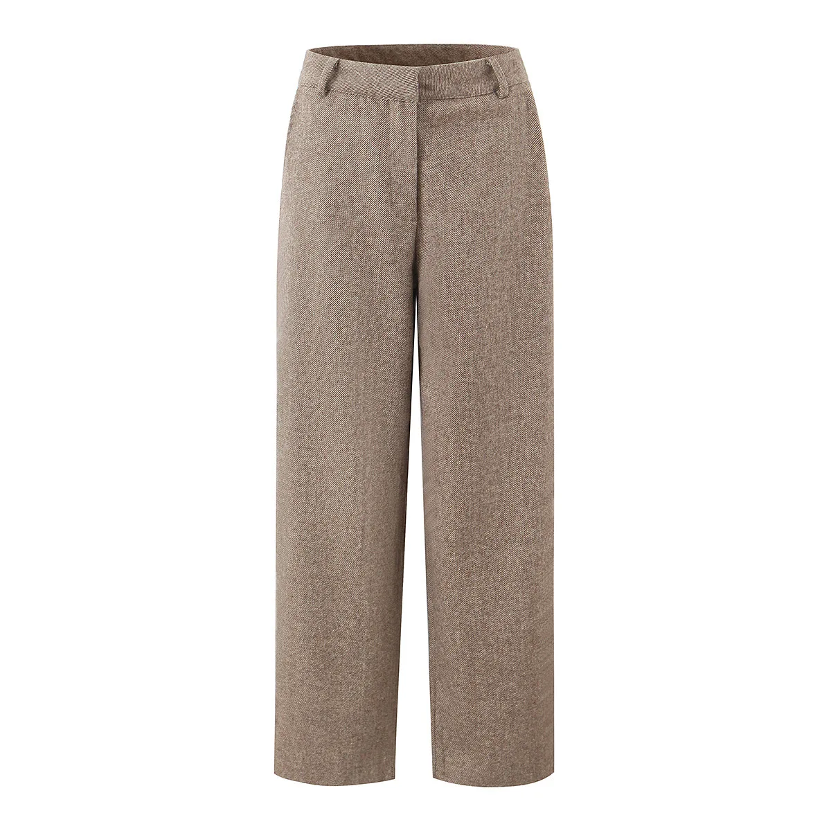Fashionable Loose Straight Leg Pants Casual Cross-Border Women's Clothing Spring Autumn New Style Suit Long Pants Organic Cot...
