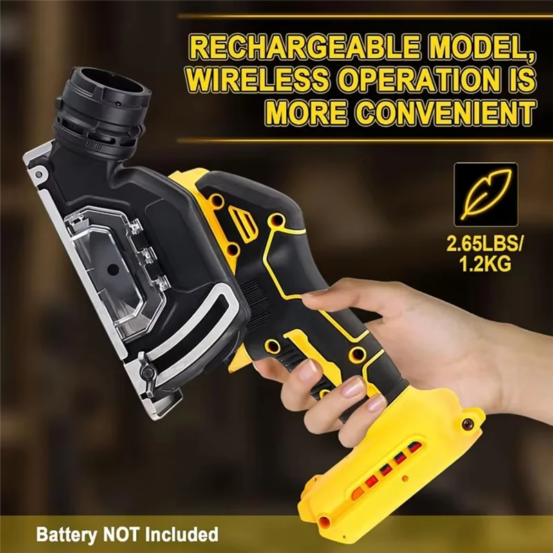 ABLN-3 Inch Mini Angle Grinder Cordless Circular Saw Power Tool For  20V Battery Removable Dust Cover Power Tools