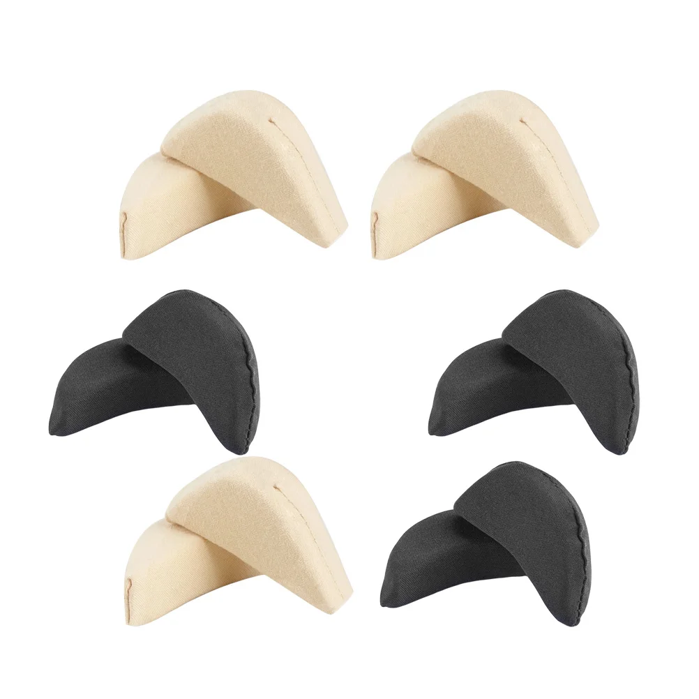 Palmilhas antiderrapantes para pés, palmilhas espessadas para calcanhar, inserção de sapato confortável, almofadas para antepé, metade para homens e mulheres, ferramenta de cuidados com os pés