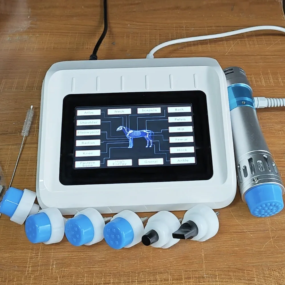 Shockwave Therapy Machine 300MJ New For Relieve Horses Animals Pain Relax Professional Multiple Uses Shock Wave Massage Machine