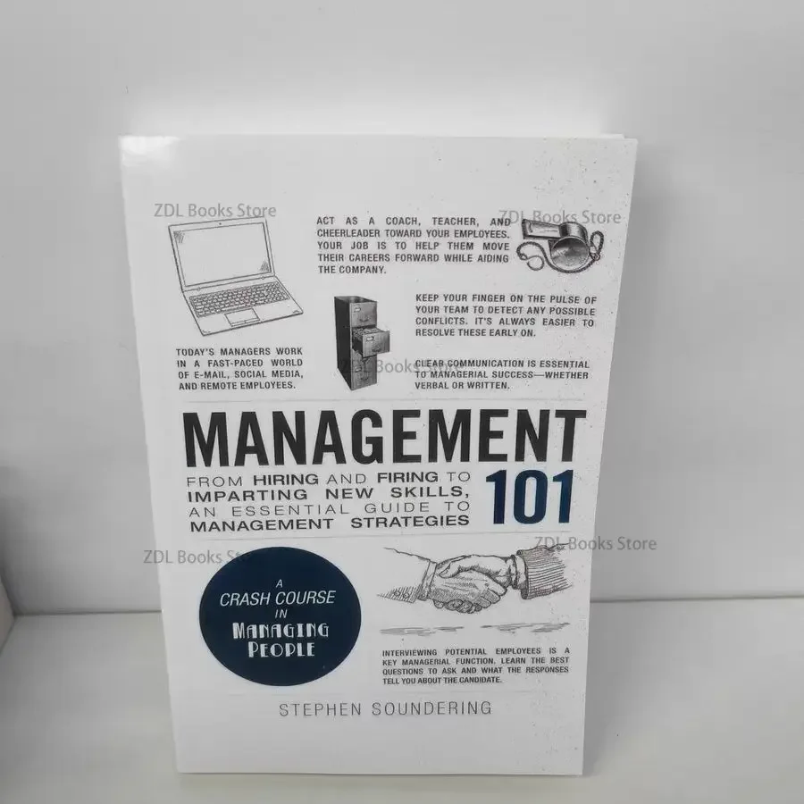 Management 101 Book Book, um guia essencial para novas habilidades, contratação e disparo para transmitir