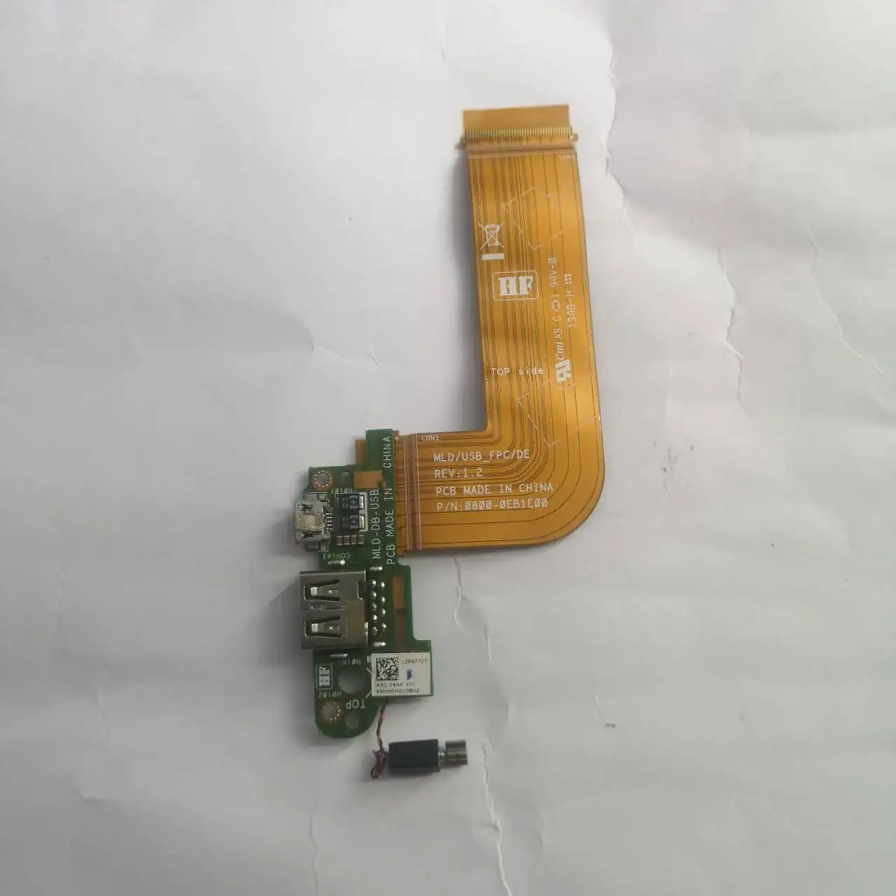 

MLD/USB_FPC/DE REV:1.2 Port Dock Connector Plug Flex Cable MLD-DB-USB board for Dell Venue 11 Pro 5130 T06G parts