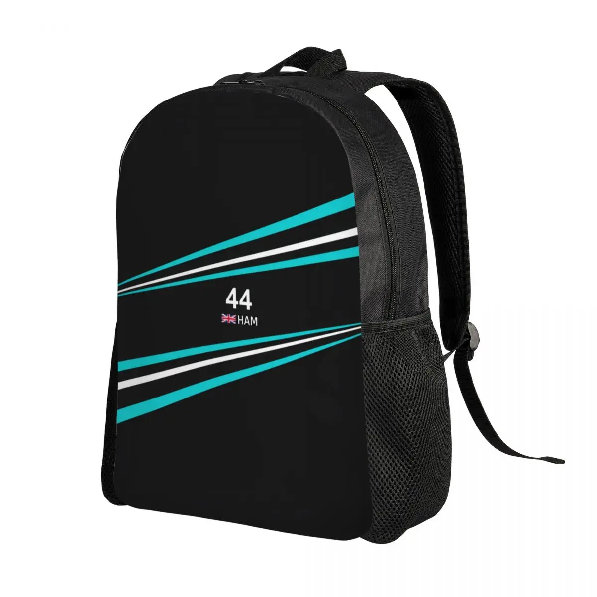 Custom The Lewis Legacy Motorsport Backpack Men Women Fashion Bookbag for School College 44 Number Car Racing Bags