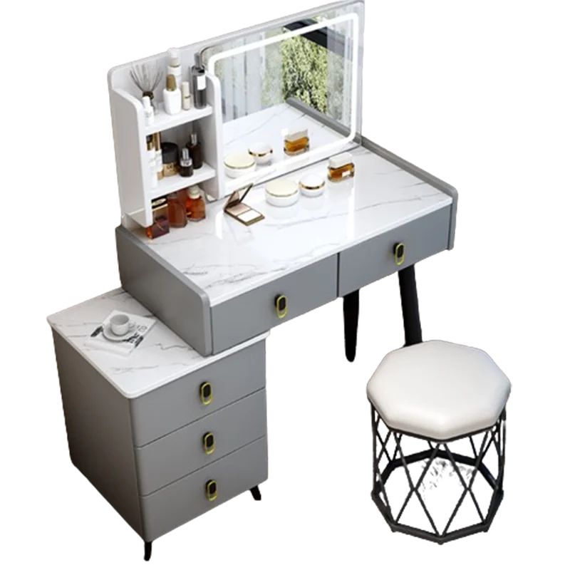 High Sense Dressing Table Storage Cabinet Apartment Simplicity Dressing Table Luxury Modern Penteadeira Para Quarto Furniture