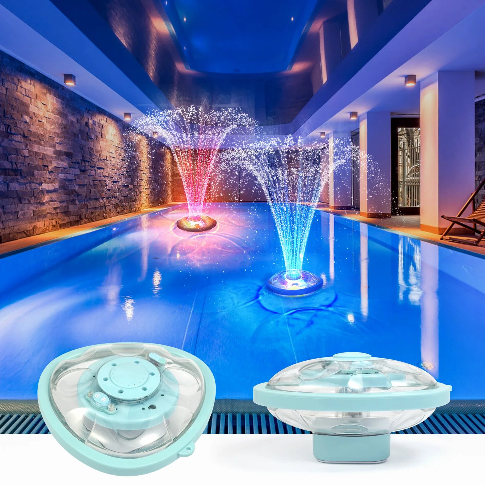 Nouvelle fontaine lumineuse à  - Pool Light Solar Rechargeable avis et prix
