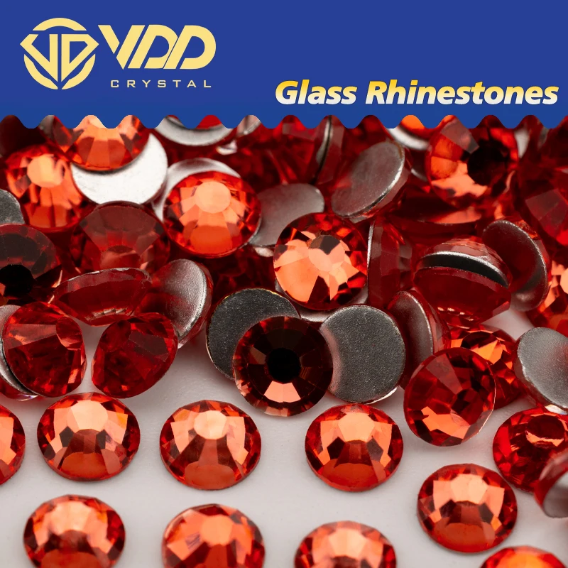 VDD 134 Blush SS4-SS30 New Color Glass Rhinestones Crystal Flatback Strass Glitter Stones For DIY Crafts Nail Art Decorations