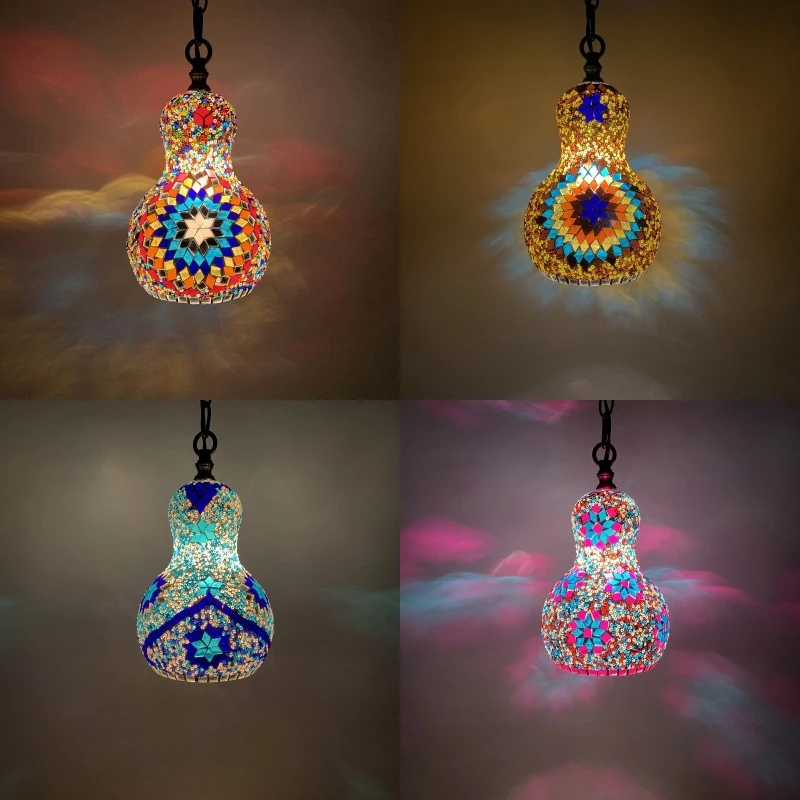 

Turkish Handmade Snowman Chandelier Medieval Pear-shaped Lighting Specialty Restaurant Cafe Decorative Pendant Lights