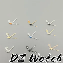 DZ 실버 로즈 골드 블랙 눈송이 시계 손, 녹색 발광 포인터, NH34 NH35 NH36 ETA 2824 PT5000 무브먼트에 적합