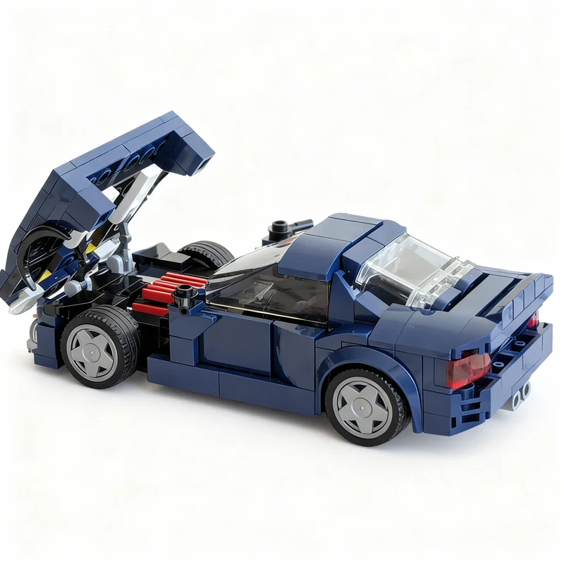 302 個 MOC シティ チャンピオンズ ダッジ バイパー GTS SR II モデル ビルディング ブロック 建設玩具 教育 クリスマス ギフト アイデア ブリック