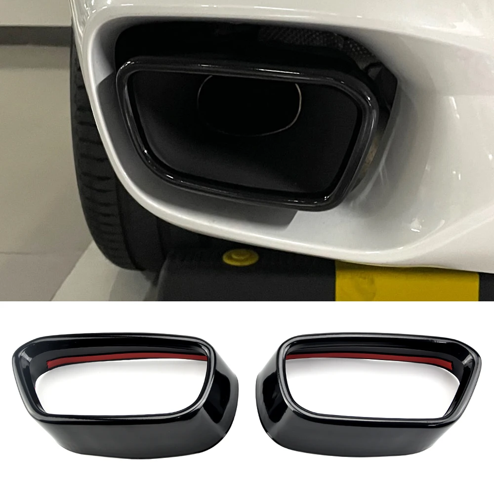 High Quality Stainless Steel For BMW X5 F15 X6 2014-18 Car Tail Muffler Exhaust Pipe Output Cover Parts（for M Sports Version)