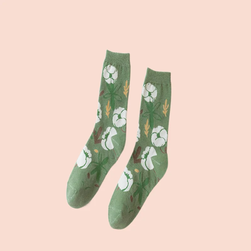 1/3 Paar Mittel rohrs ocken Japanische Spitze Frauen Blase Mund Socken Frühling und Sommer Frauen neue Wald-Stil Mittel rohr Socken