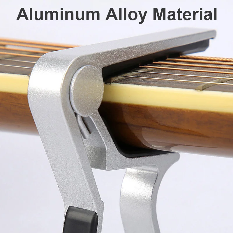 Capo Universal de aleación de aluminio de alta calidad, accesorios de guitarra, llave de abrazadera de cambio rápido, guitarra clásica acústica,