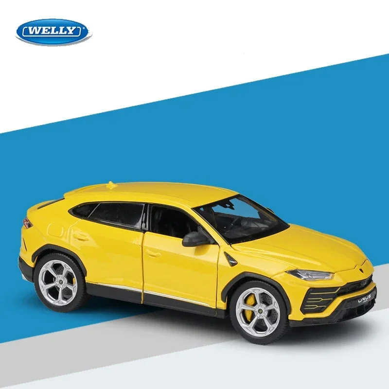 WELLY 1:24 Lamborghini Urus Suv Off-Road vehicle Simulation Alloy Car Model  - Ideal Children's Toy and Collectible Gift