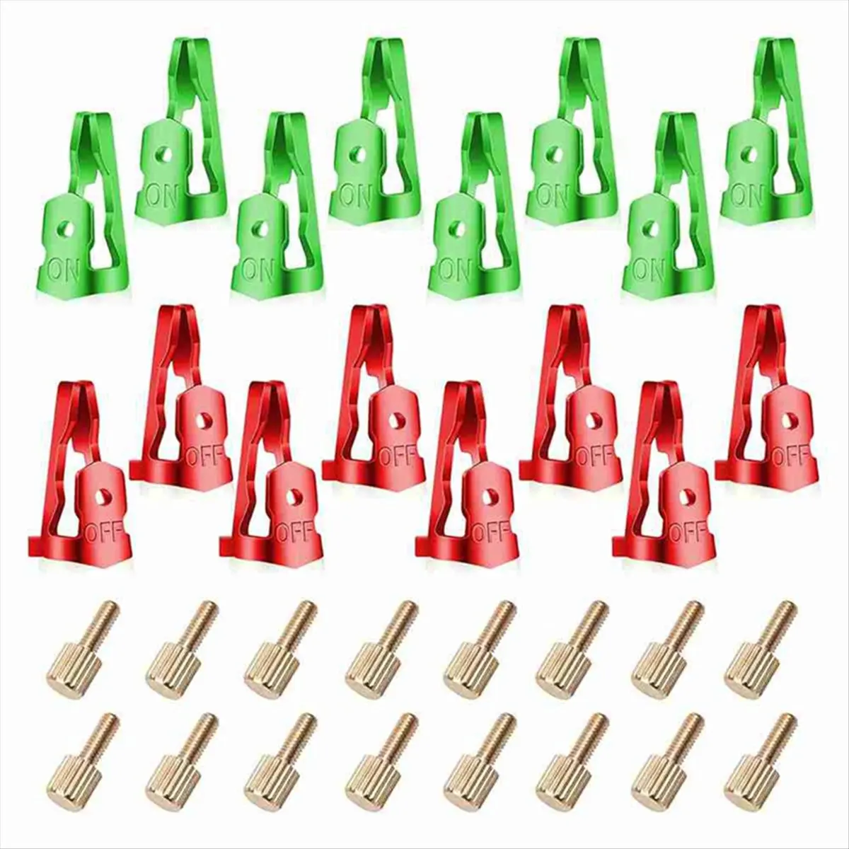 ABJS Time Switch Replacement Trippers Kit (8 on & 8 Off & 16 Screws) Compatible for 156T1978A T100 Series