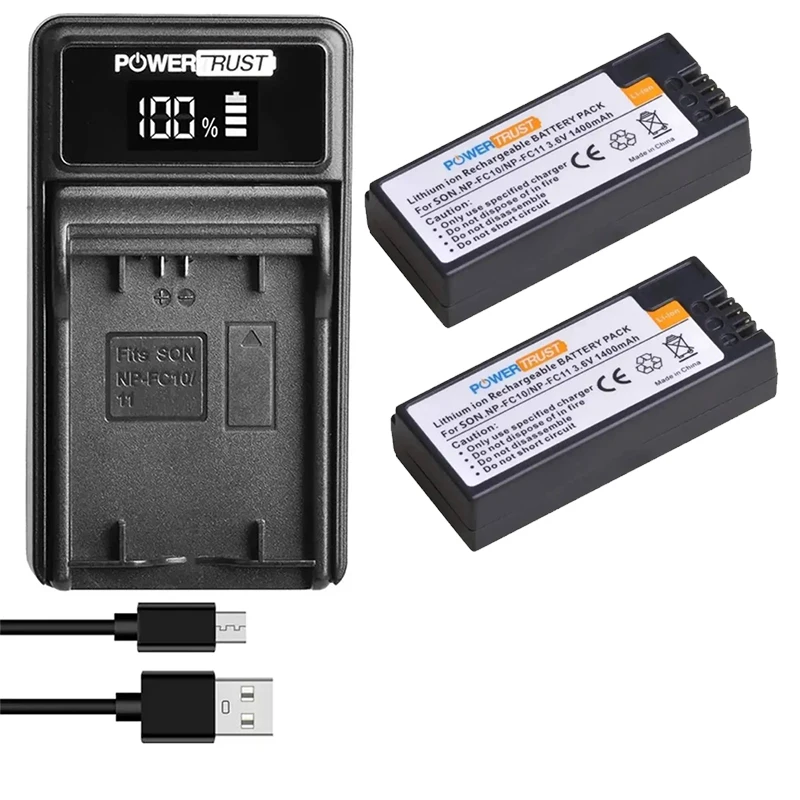 NP-FC11 Bateria NP-FC10 NP FC11 Battery + Charger for Sony Cyber-shot DSC-P10 DSC-P8L DSC-P9 DSC-P7 DSC-P2 DSC-P3 DSC-P5 DSC-F77