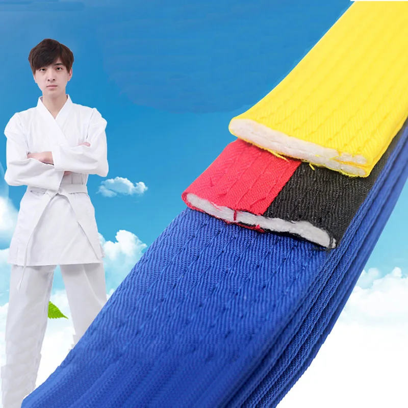 USHINE Professional Karate Taekwondo Belt Judo Double Pack Martial Arts Belt Sports Belt 2.4m