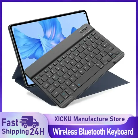 Bluetooth Keyboard for iPad 10th Generation iPad Pro 13 12 11 10 9 8 7 Inch iPad Air 13 11th iPad Mini Samsung Xiaomi Tablets