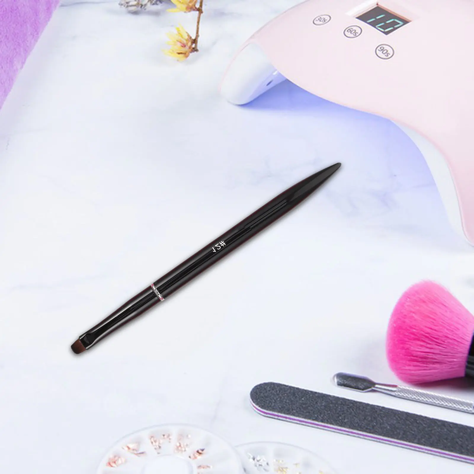 4Pcs Nail Brush Set Metal Handle Uv Resistant Fine Tip Liner Brushes Precision French Manicure Gel Nail Art Tools Stable Design
