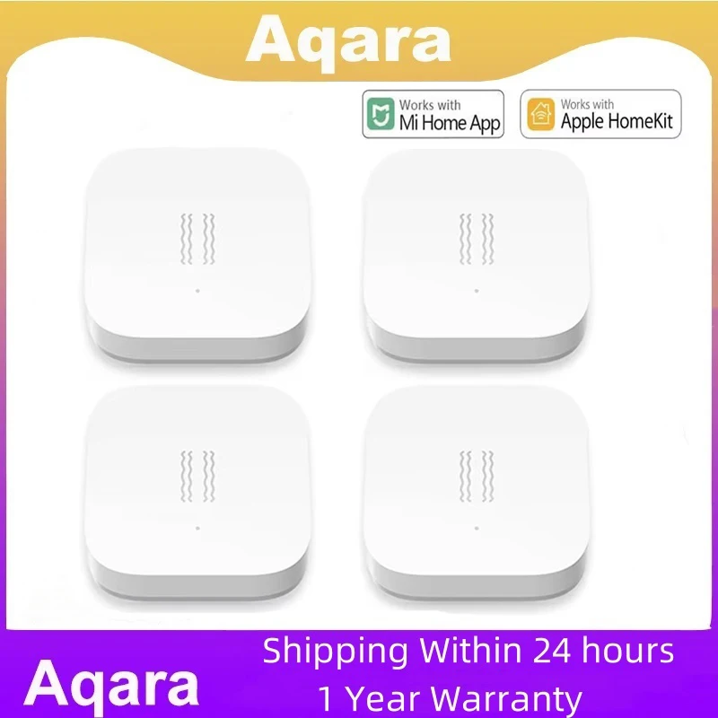 

Умный датчик вибрации Aqara Zigbee, датчик движения, удара, монитор сигнализации, встроенный гироскоп для Xiaomi Mijia Homekit Smarthome