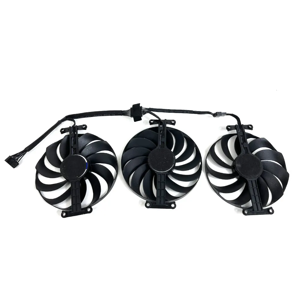 1SET ROG-STRIX-RTX 3060 TI、3070 TI GPU FAN，For ASUS ROG-STRIX-RTX 3060 TI、3070、3070 TI、3080、3090 Video card cooling fan