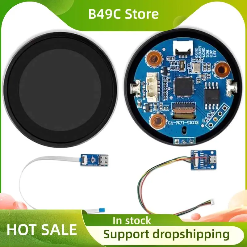 

B49C Модуль ЖК-дисплея 4PIN DC5V 1,28 дюйма 240X240 Разрешение Ручка Экран Сенсорная функция B
