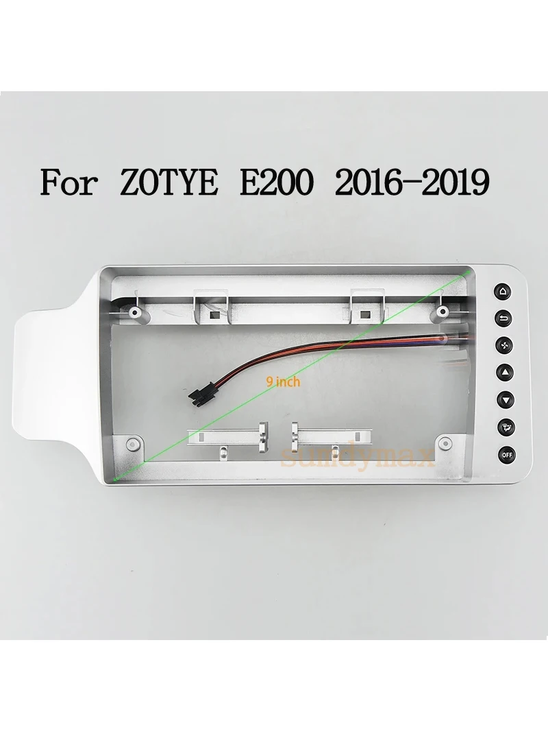 9 Inch Car Radio Fascias For Zotye E200 2016-2020 Dashboard Panel Frame 2 Din DVD GPS Mp5 Android Player Trim Kit