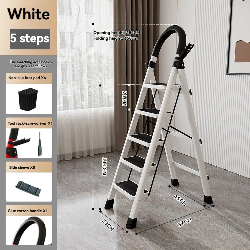 5 steps white