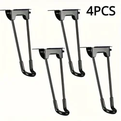 2/4PCS 18.5CM Metal hair clip furniture legs, detachable folding design, protective floor suitable for small coffee tables