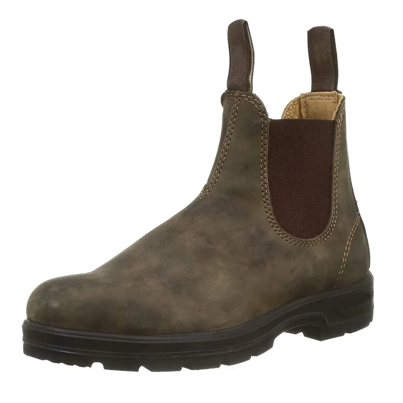 Плюс 48-49, мужские ботинки челси в стиле ретро, модные ботильоны без шнуровки из искусственной кожи, обувь с острым носком, мужские повседневные армейские ботинки Плюс 48-49, мужские ботинки челси в стиле ретро, модные ботильоны без шнуровки из искусственной кожи, обувь с острым носком, мужские повседневные армейские ботинки