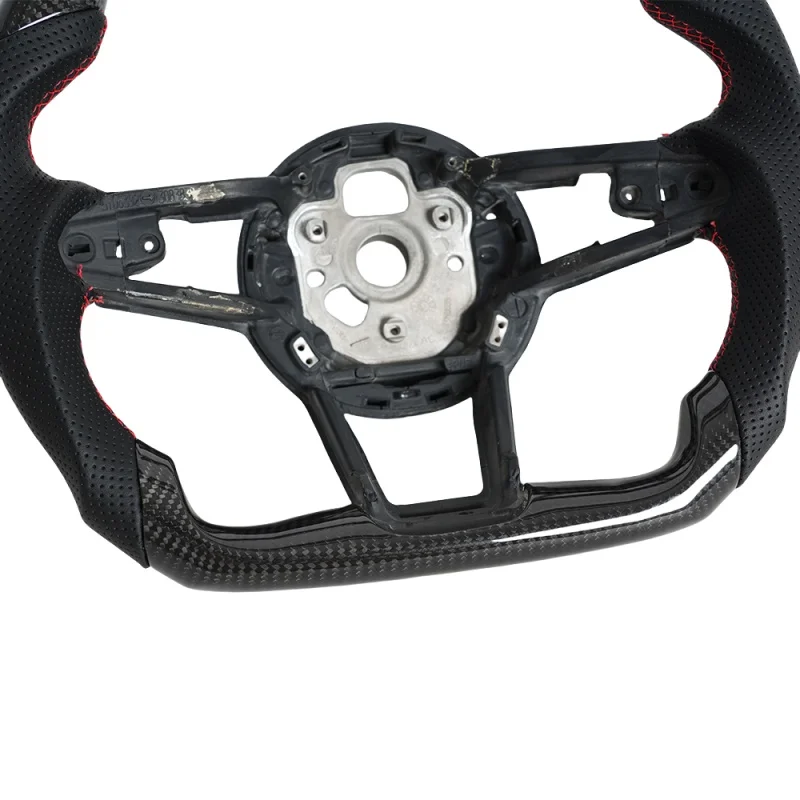Roda Kemudi Serat Karbon Asli OEM Cocok untuk Audi Q3 Q5 Q7 Q8 SQ2 SQ5 SQ7 SQ8 RSQ3 RSQ8 2016