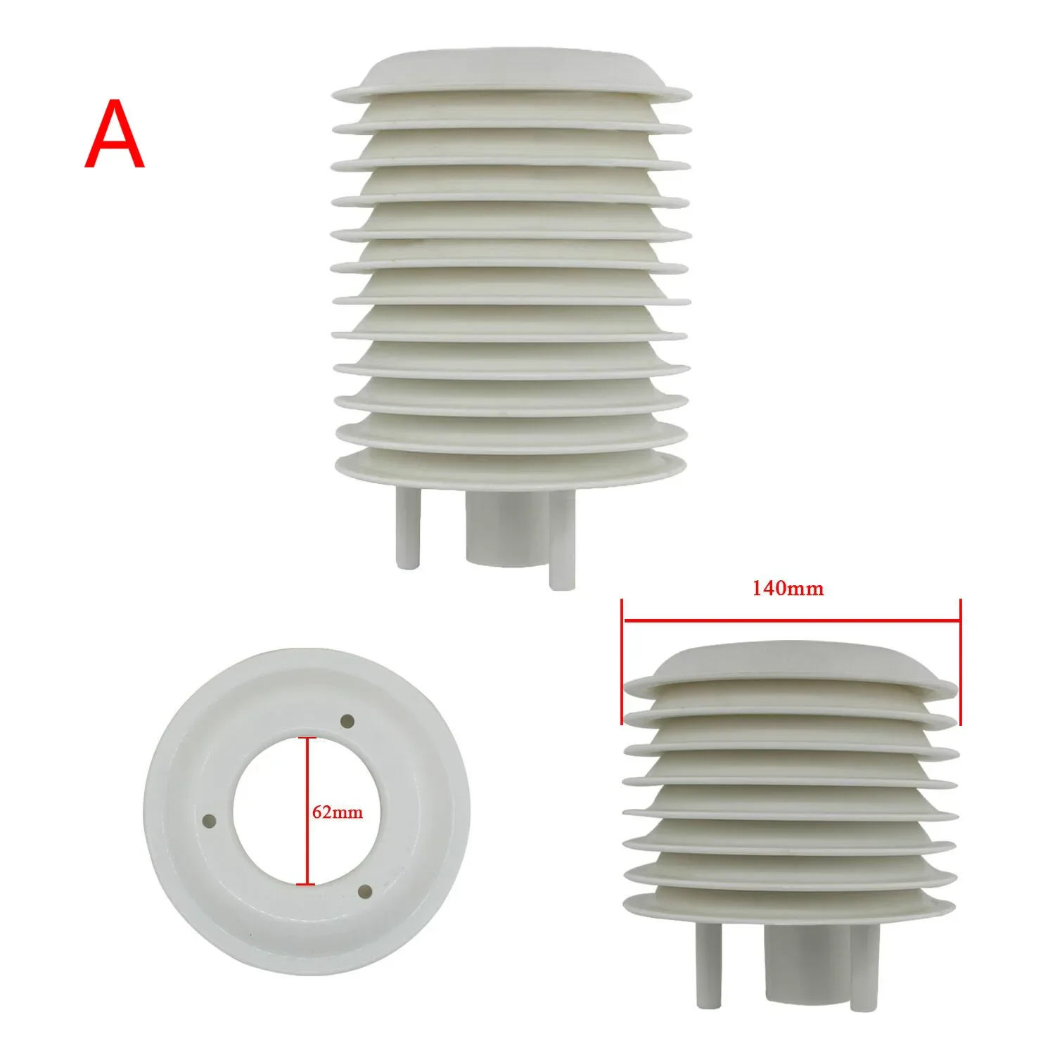 ABS Solar radiation shield weather station projector 4-20 floors