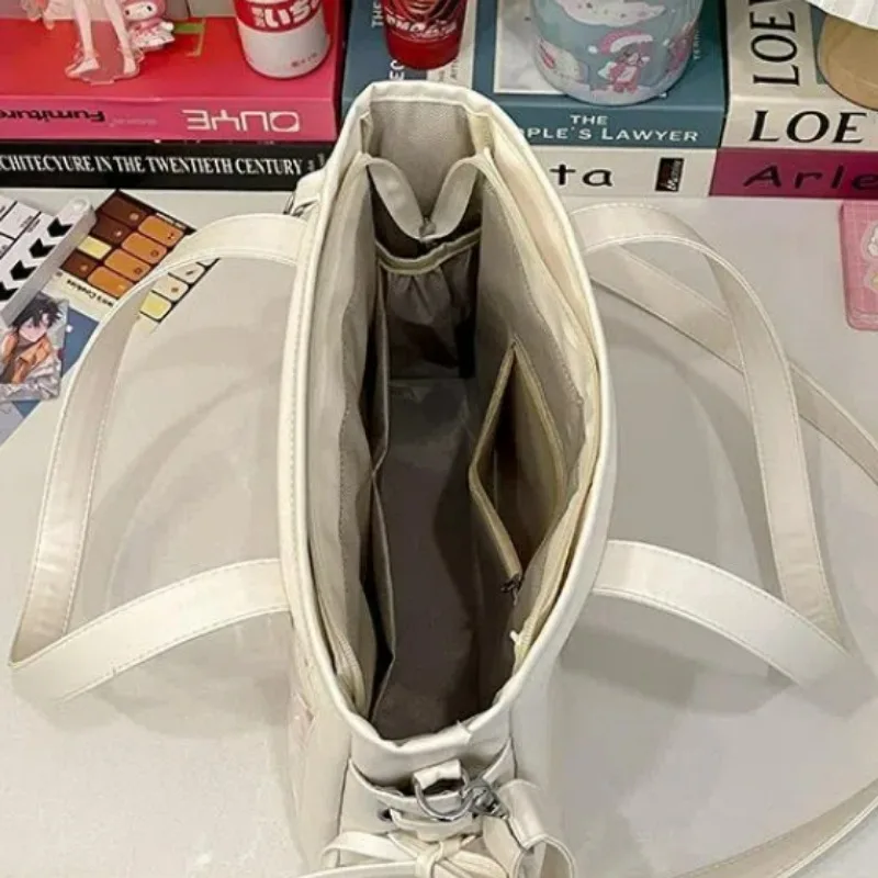 Ulzzang Y2K Ita حقيبة جديدة يابانية لطيفة Kawaii الفتيات التنقل اليومي فئة حمل الحقائب فتاة حلوة JK موحدة حقيبة كتف #4
