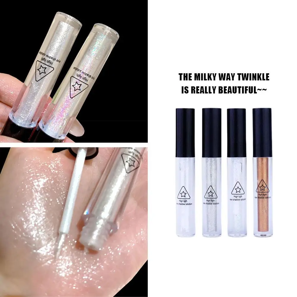 Eyeliner liquide scintillant pour femme, fard à barrage, stylo eye-liner brillant, beauté scintillante, maquillage diamant imperméable, fête des yeux, J4R0